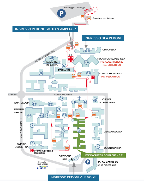 MAPPA UFFICIO CARTELLE CLINICHE