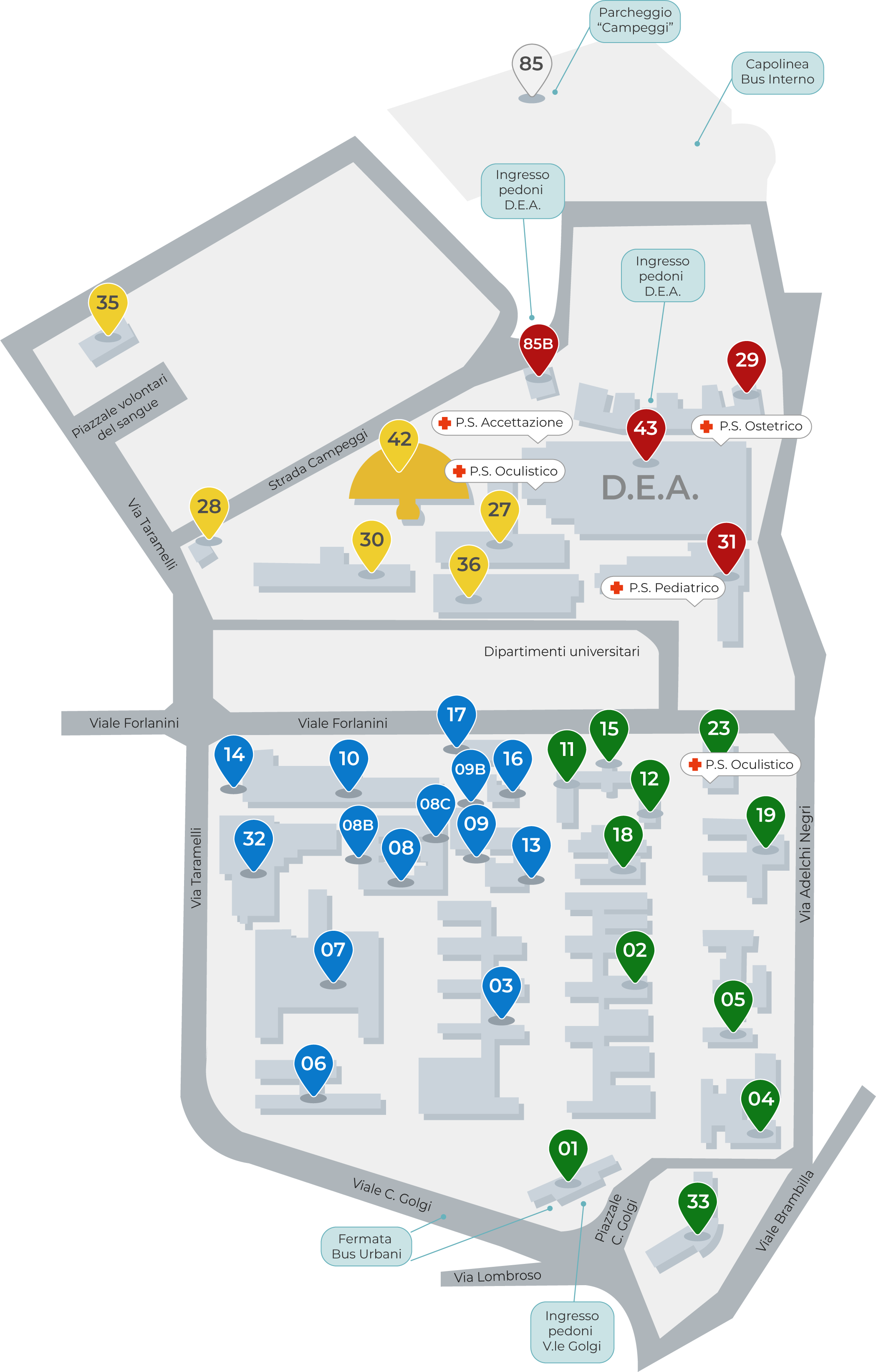 Mappa Padiglione 42