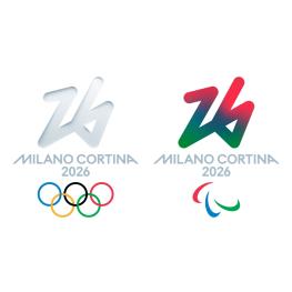 Logo olimpiadi Milano-Cortina 2026