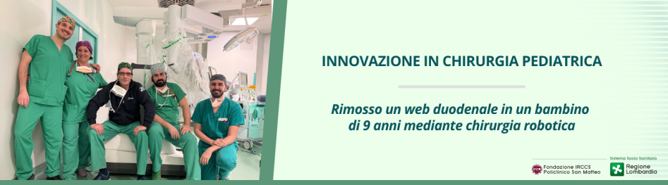 Slider Intervento bambino 9 anni Chirurgia Pediatrica