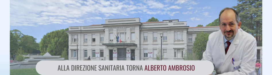 Slider Ambrosio torna Direttore Sanitario