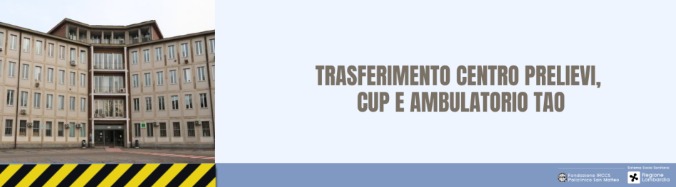 Slider Trasferimento CUP e Centro Prelievi