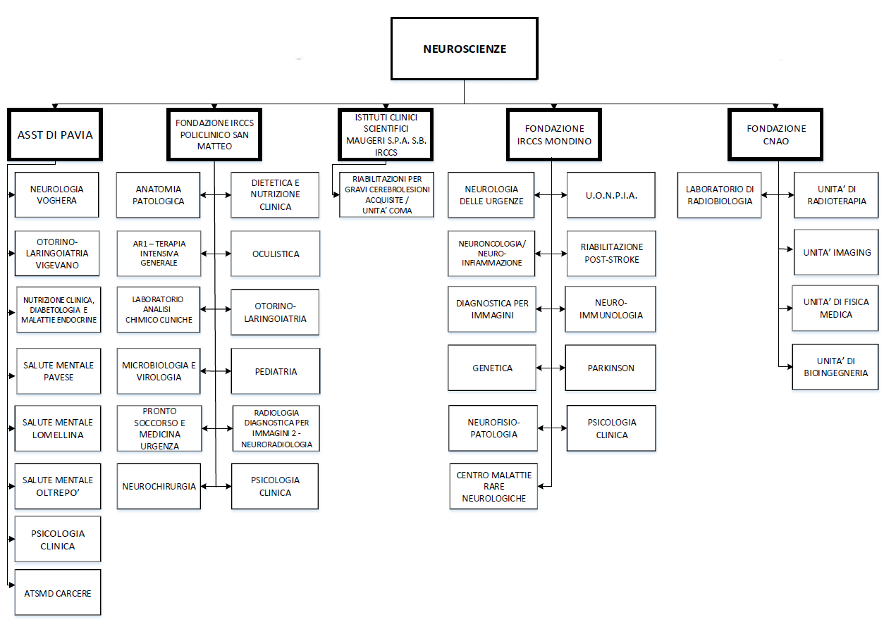 Strutture del Dipartimento Neuroscienze